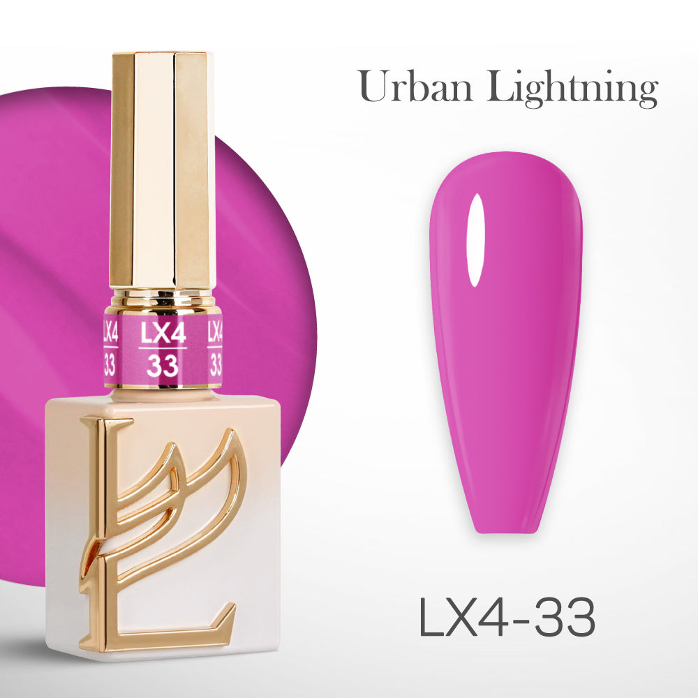 LAVIS LX4 - 33 - Gel Polish 0.5 oz - Urban Lightning Collection