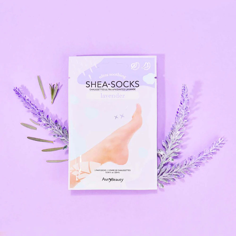 AVRY BEAUTY Shea Socks - Lavender