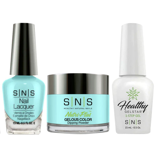 SNS 3 in 1 - DR01 Aurora's Eyes - Dip (1.5oz), Gel & Lacquer Matching