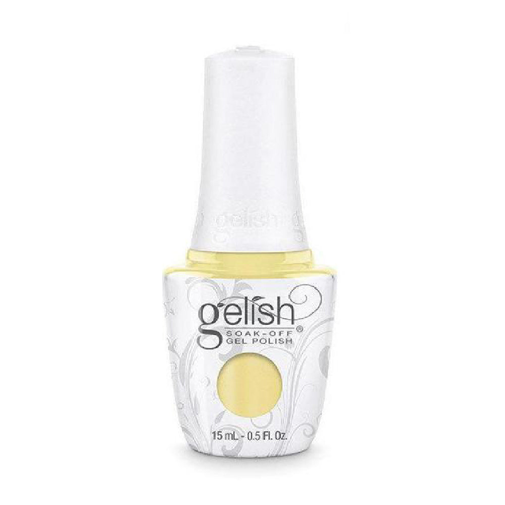 Gelish Nail Colours - Yellow Gelish Nails - 264 Let Down Your Hair - 1110264