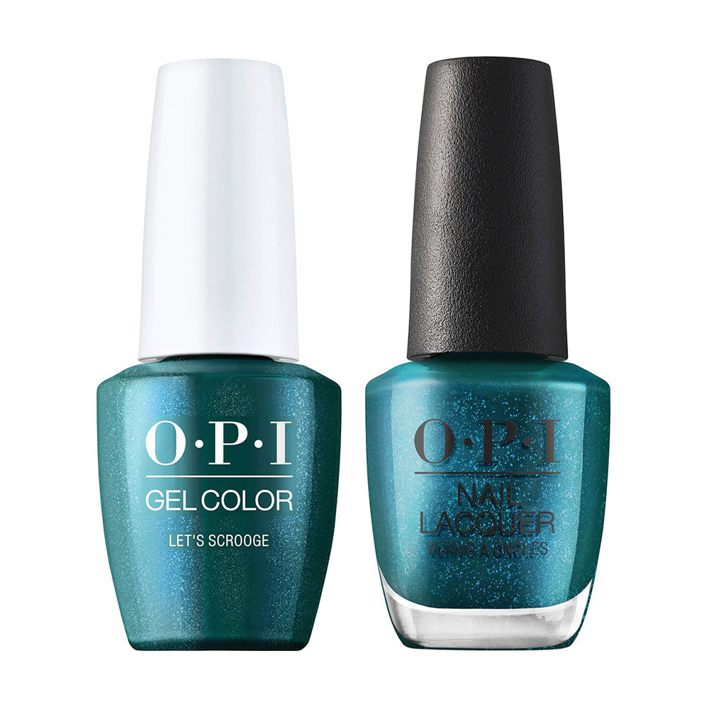 OPI Gel Nail Polish Duo - HRQ04 Let's Scrooge