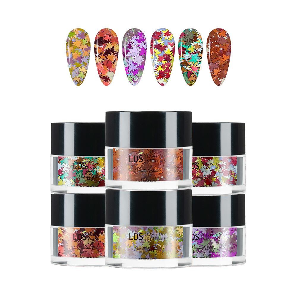 LDS Glitter Nail Art (6 colors) : MA01 - MA06 - 0.5 oz