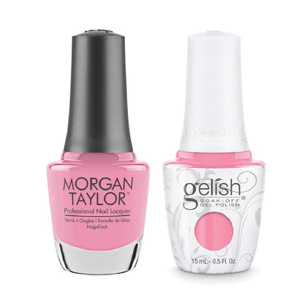 Gelish GE 916 - Make You Blink Pink - Gelish & Morgan Taylor Combo 0.5 oz