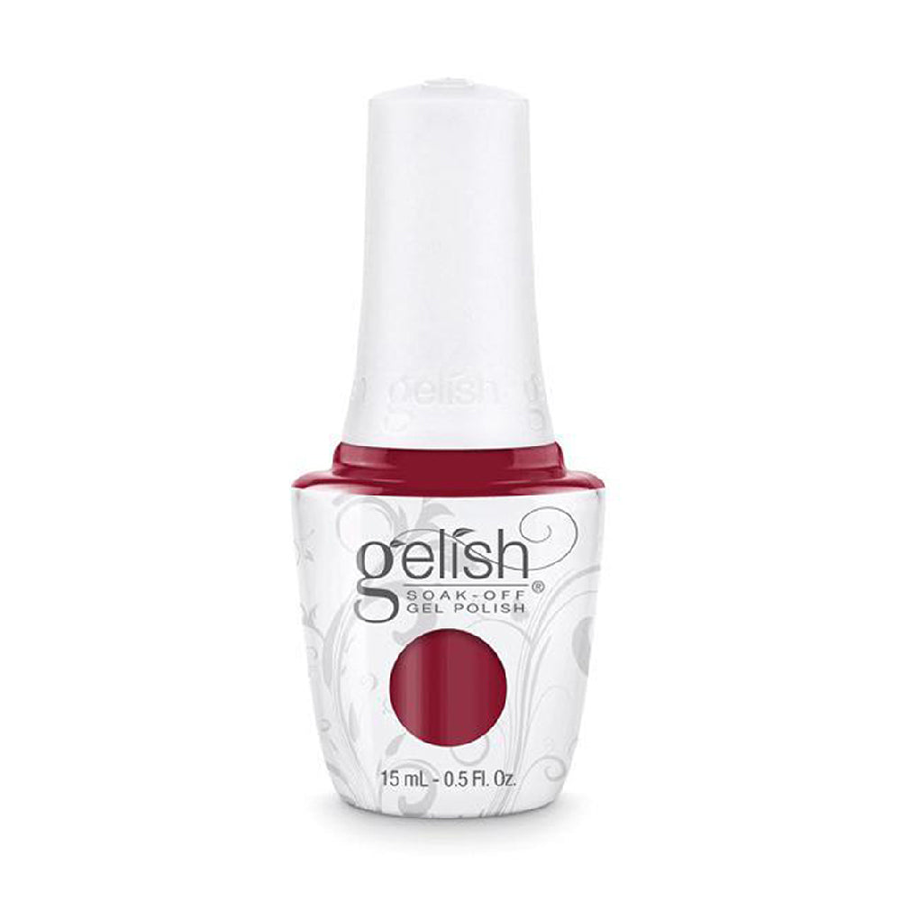 Gelish Nail Colours - Red Gelish Nails - 032 Man Of The Moment - 1110032