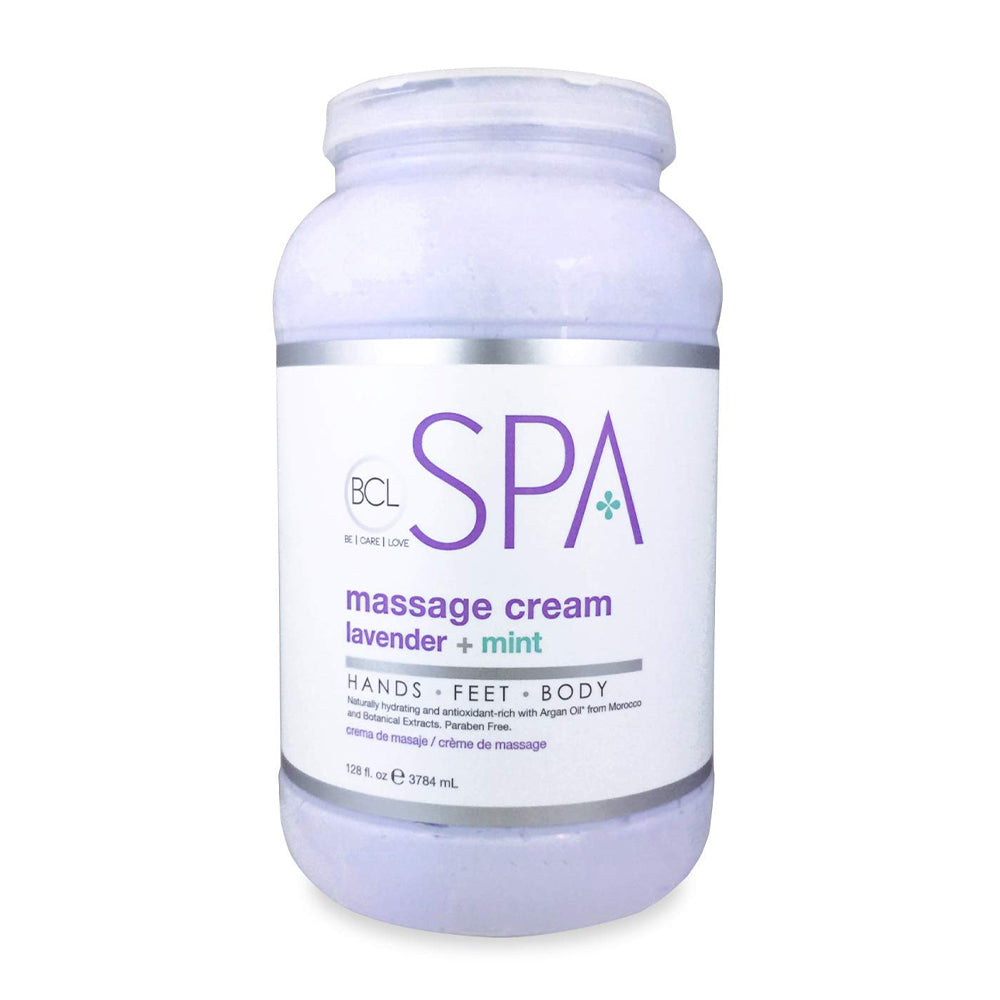 BCL Spa Massage Cream - Lavender + Mint - 1 gallon