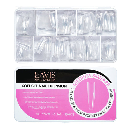  LAVIS - Medium Square by LAVIS NAILS sold by DTK Nail Supply