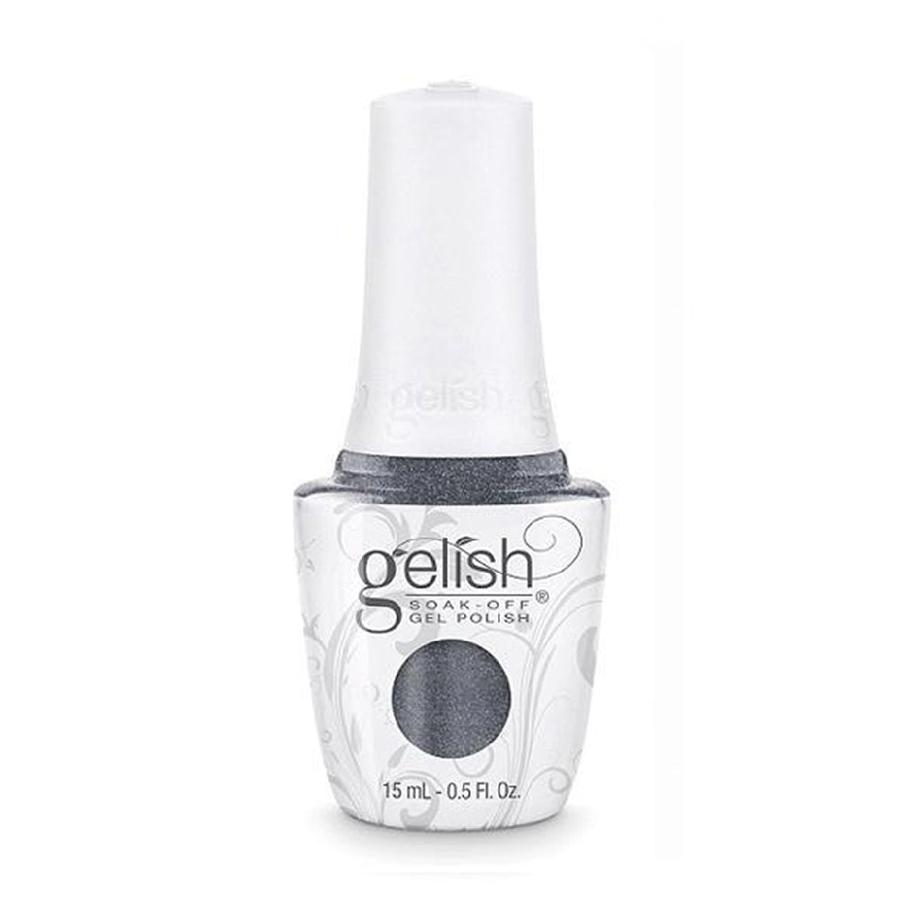 Gelish Nail Colours - Grey Gelish Nails - 847 Midnight Caller - 1110847