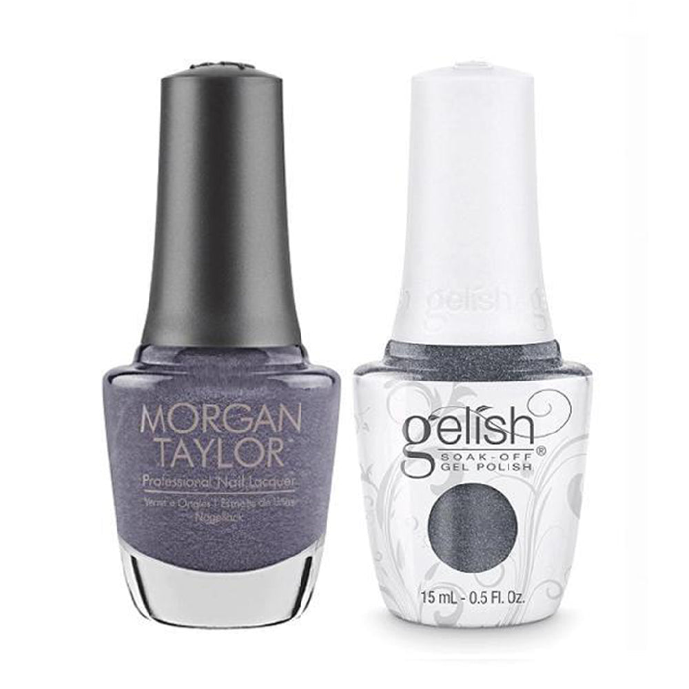 Gelish GE 847 - Midnight Caller - Gelish & Morgan Taylor Combo 0.5 oz