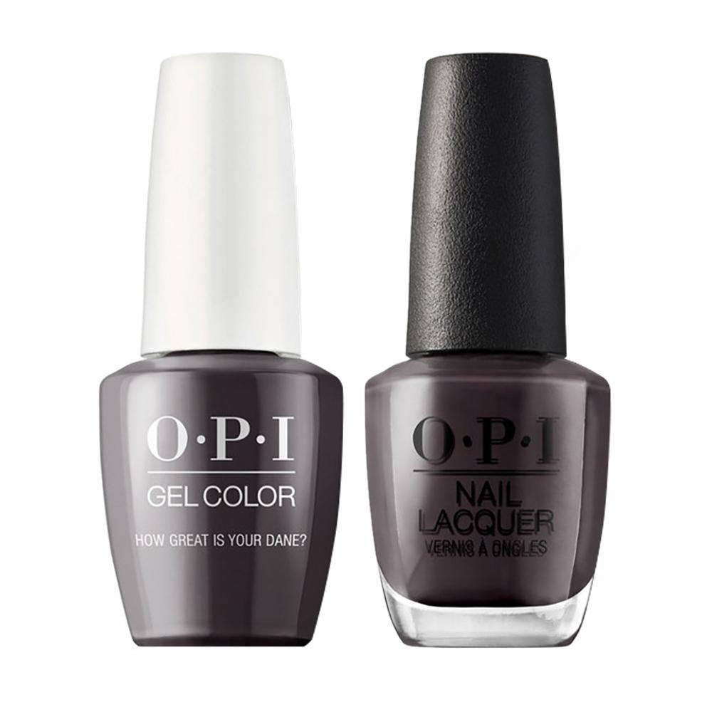 OPI Gel Nail Polish Duo - N44 How Great is Your Dane? - Brown Colors