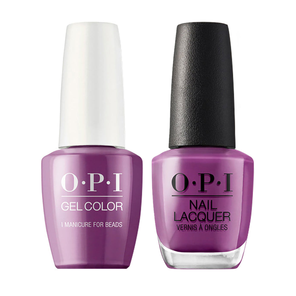 OPI Gel Nail Polish Duo - N54 I Manicure For Beads - Purple Colors