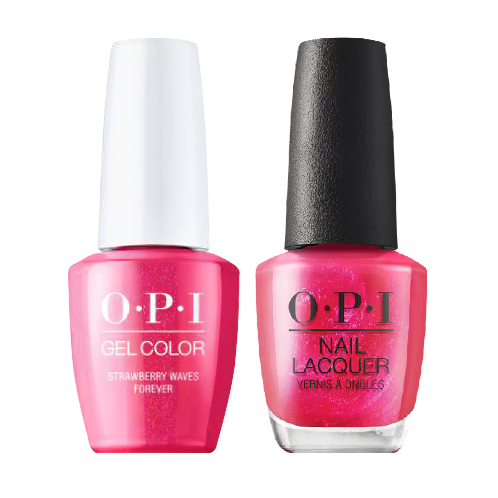 OPI Gel Nail Polish Duo - N84 Strawberry Waves Forever