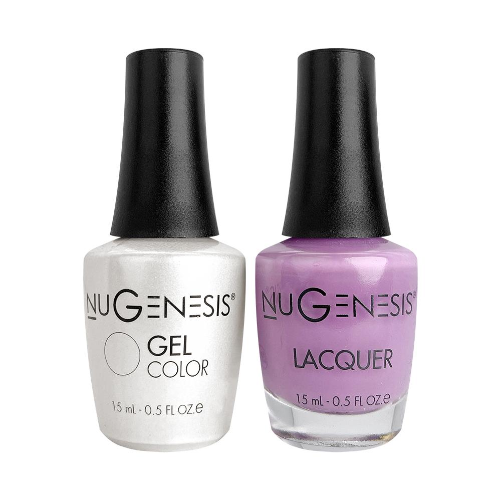 Nugenesis Gel Nail Polish Duo - 018 Purple Colors - Royal Wedding