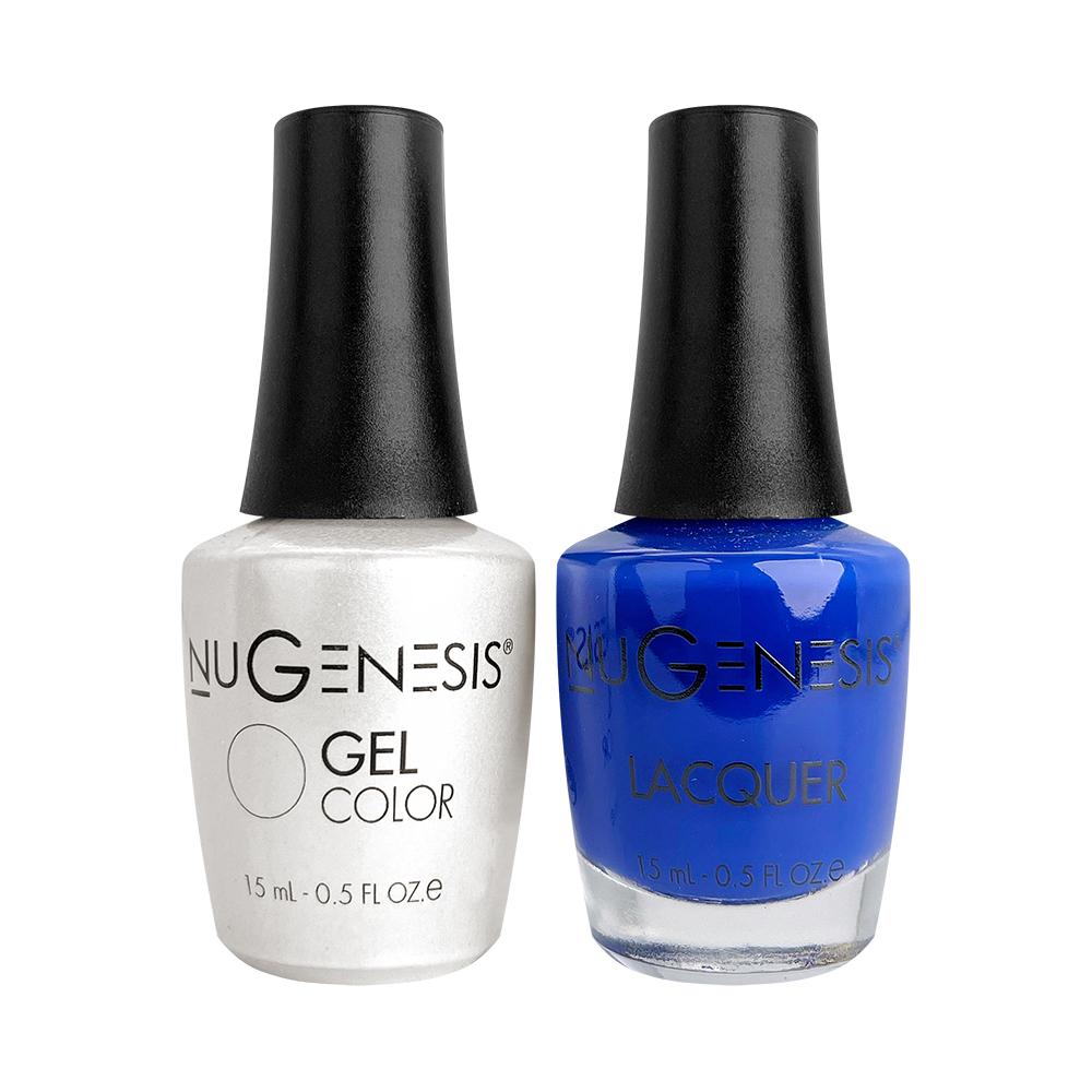 Nugenesis Gel Nail Polish Duo - 030 Blue Colors - Rookie Blue