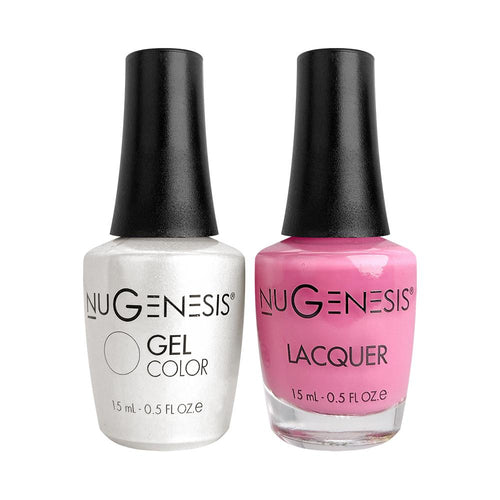 Nugenesis Gel Nail Polish Duo - 037 Pink Colors - Atomic Pink