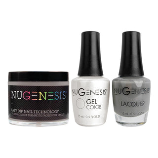 NU 3 in 1 - 017 Seal Gray - Dip, Gel & Lacquer Matching