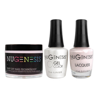 NU 3 in 1 - 026 Baby's Breath - Dip, Gel & Lacquer Matching