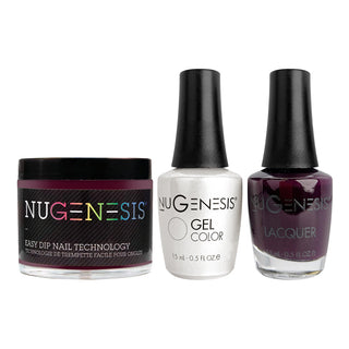 NU 3 in 1 - 040 Cabarnet Sway - Dip, Gel & Lacquer Matching