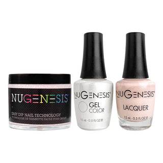 NU 3 in 1 - 047 Blushing Bride - Dip, Gel & Lacquer Matching