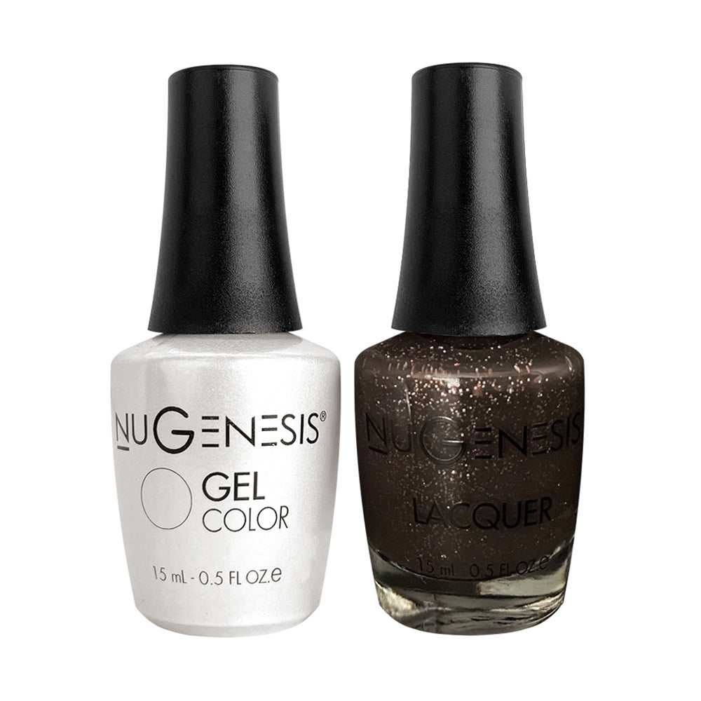 Nugenesis Gel Nail Polish Duo - 051 Glitter, Multi Colors - Amazonia