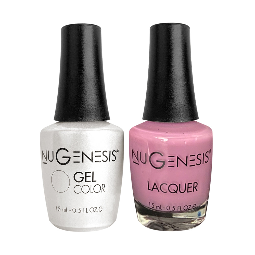 Nugenesis Gel Nail Polish Duo - 054 Pink Colors - Pink me, Pink me
