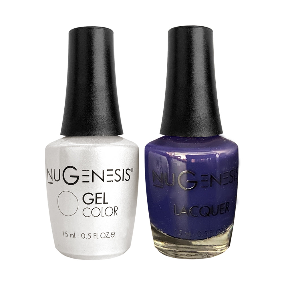 Nugenesis Gel Nail Polish Duo - 058 Purple Colors - Boardwalk