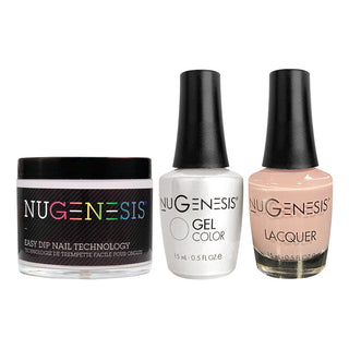 NU 3 in 1 - 060 First Snow - Dip, Gel & Lacquer Matching