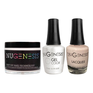 NU 3 in 1 - 094 Cotton White - Dip, Gel & Lacquer Matching