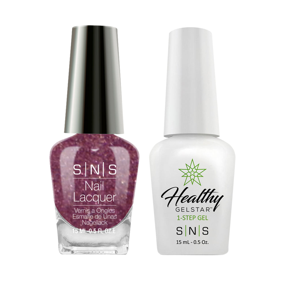  SNS NV28 Is it Wine O’Clock? - SNS Gel Polish & Matching Nail Lacquer Duo Set - 0.5oz by SNS sold by DTK Nail Supply