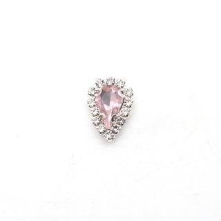 LX2 Diamond Frame Tear Drop Nail Charm