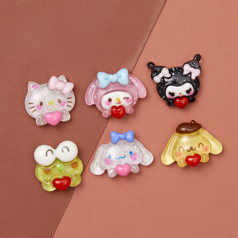 Sanrio Charms // Polymer Clay // Hello Kitty, My Melody, Keroppi
