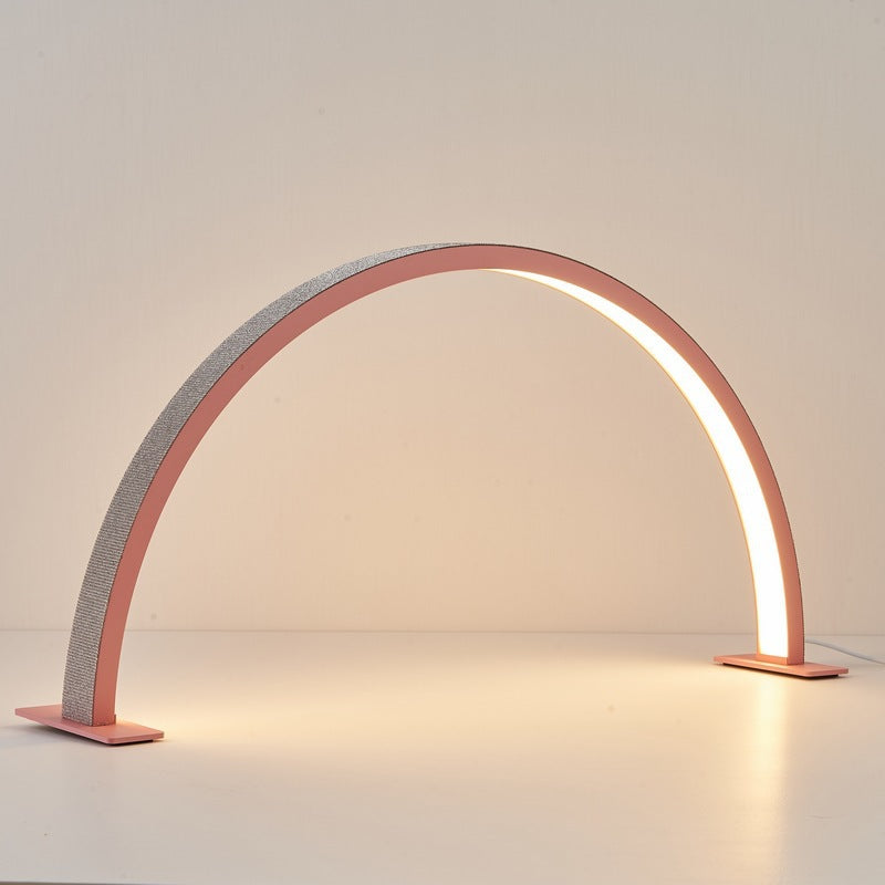 Half Moon LED Lamp (PCS) - Pink With Diamond