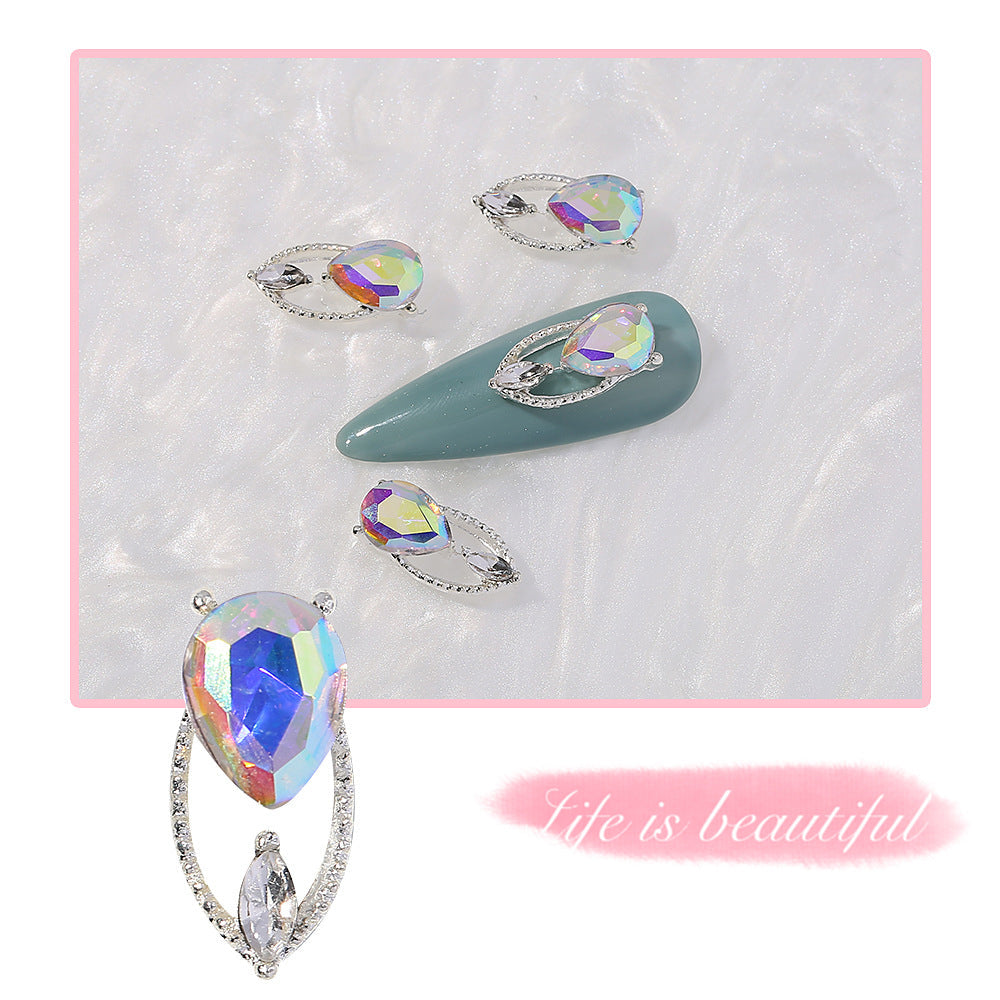 LX2 Large Teardrop Nail Charm