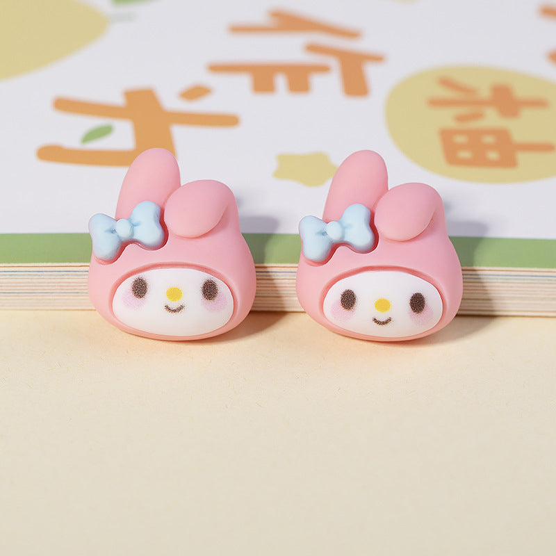 #354 Clay My Melody Head Nail Charm