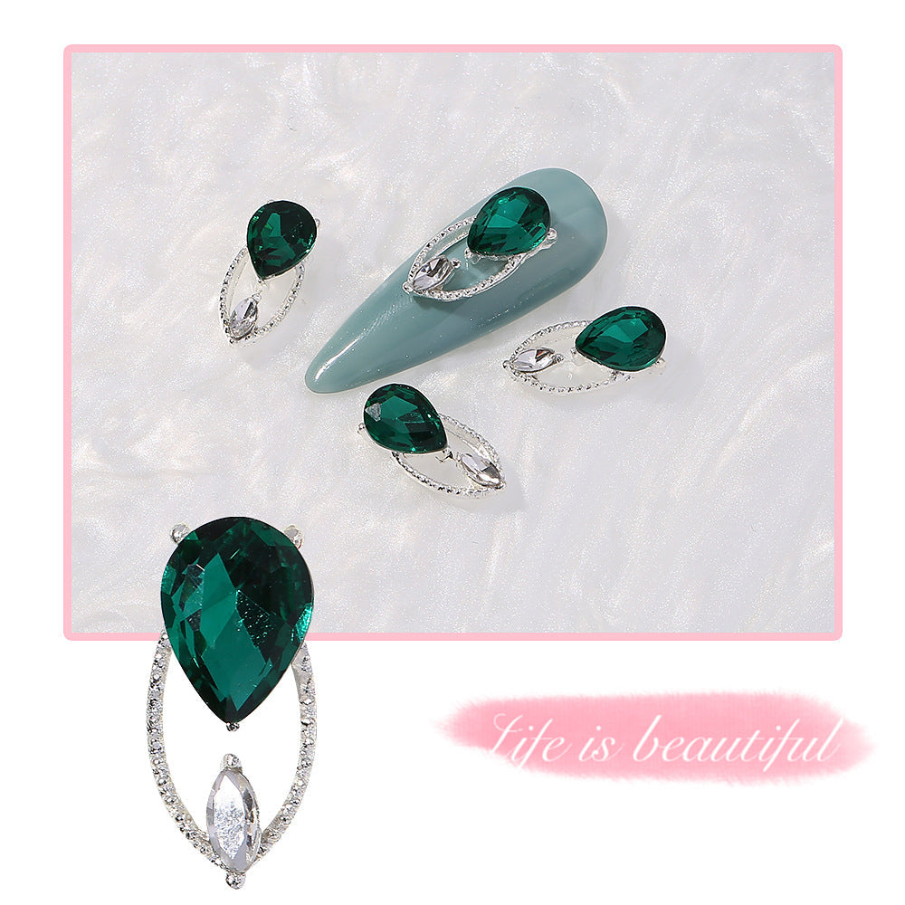 LX2 Large Teardrop Nail Charm