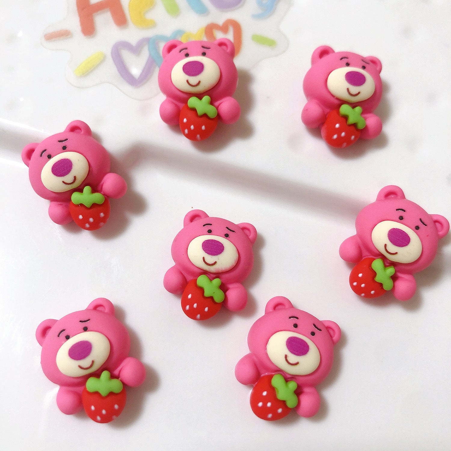 #436 Strawberry Lotso Bear Charm