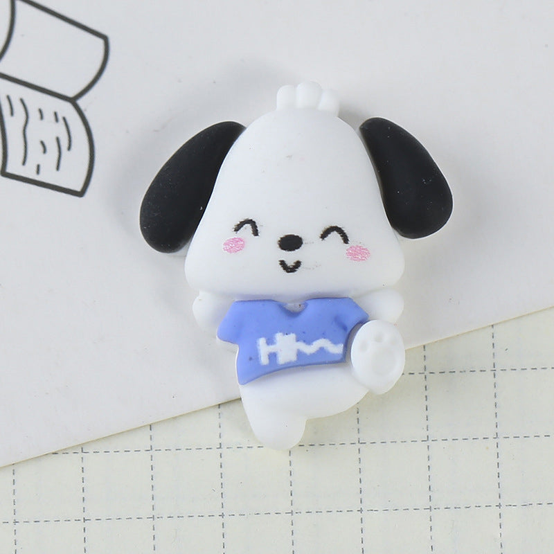 #373 Clay Dancing Pochacco Charm