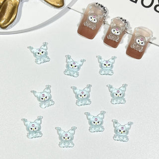Glow in the Dark Kuromi Nail Charm