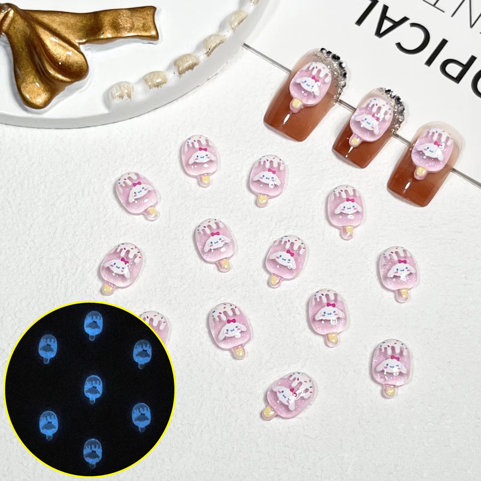 Ice Cream Nail Charm