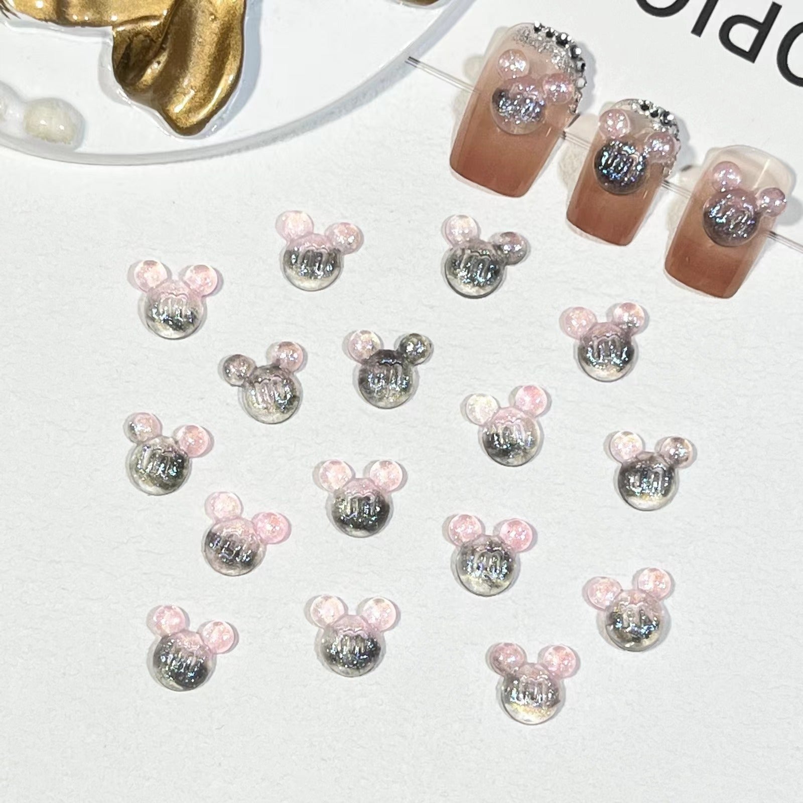 #251-256 2PCS Mickey Mouse Candy Nail Charm