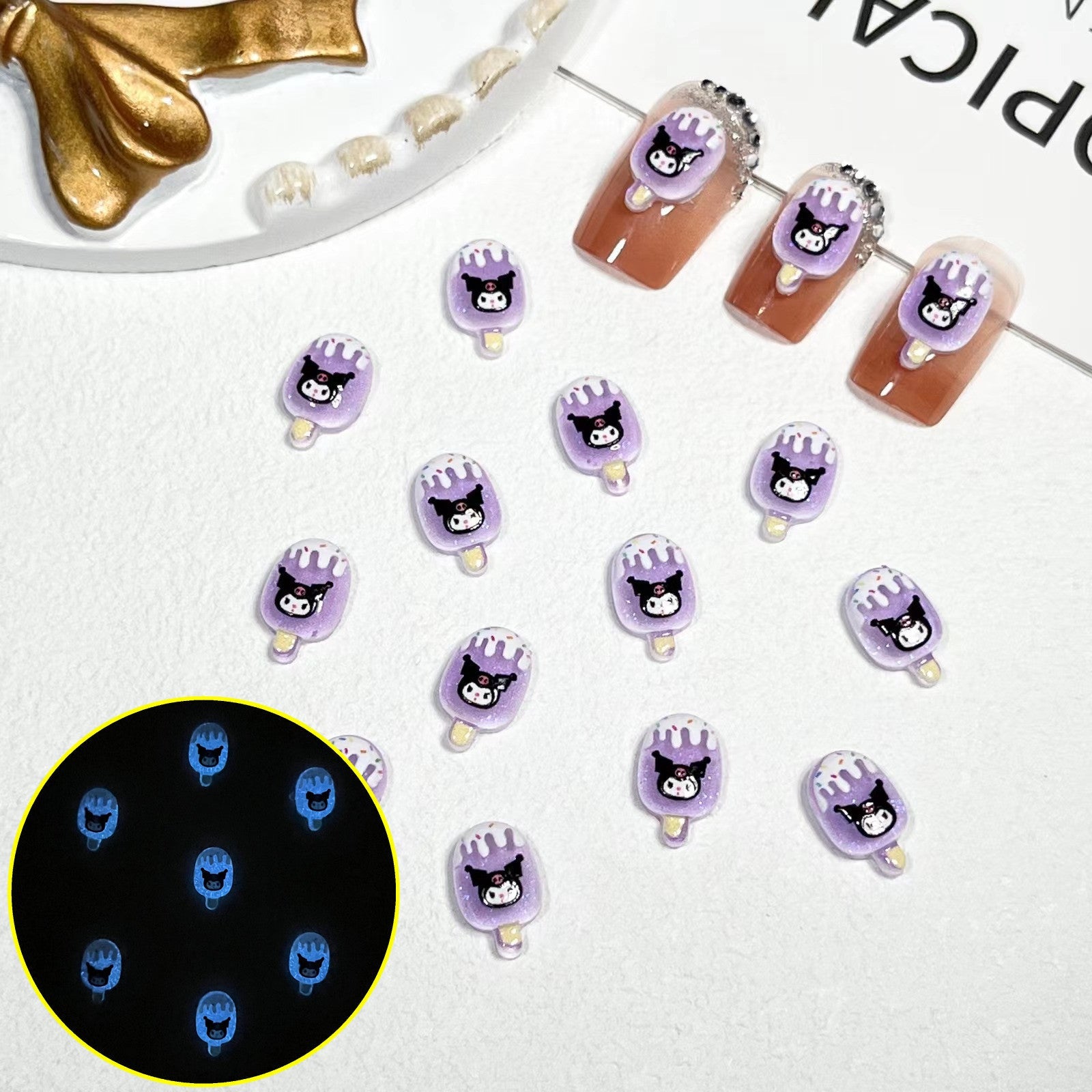 Ice Cream Nail Charm