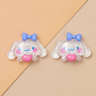 #297-302 2PCS Hello Kitty and Friends Big Hearts Charms