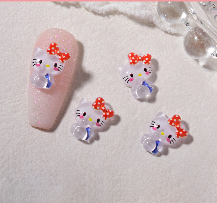 Sitting Hello Kitty Nail Charm