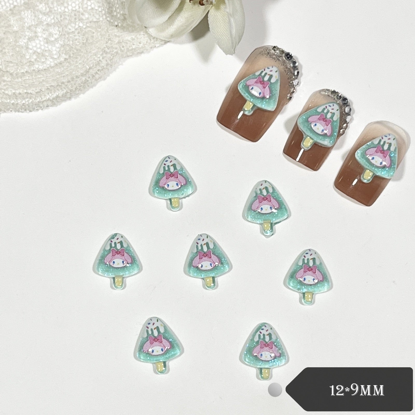 Ice Cream Nail Charm