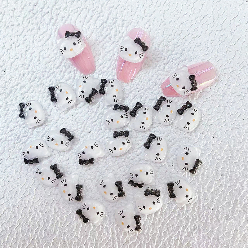 Hello Kitty Head Nail Charm