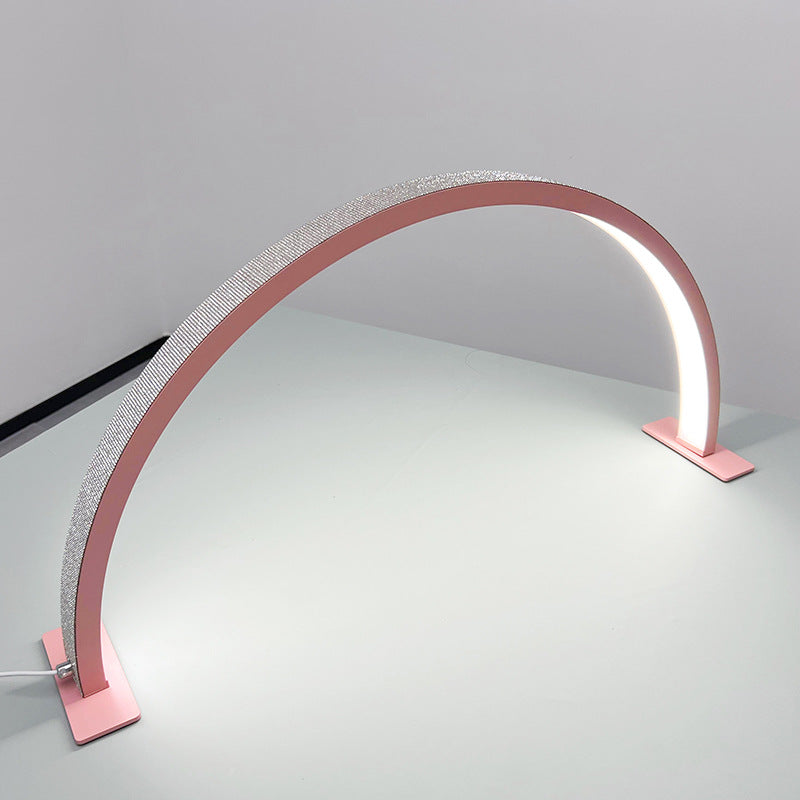Half Moon LED Lamp (PCS) - Pink With Diamond
