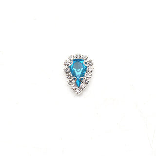 LX2 Diamond Frame Tear Drop Nail Charm