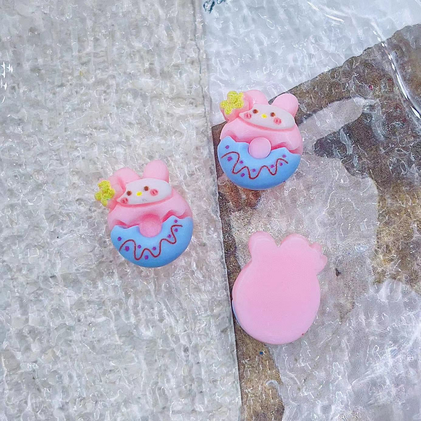 #338 My Melody Donut Nail Charms