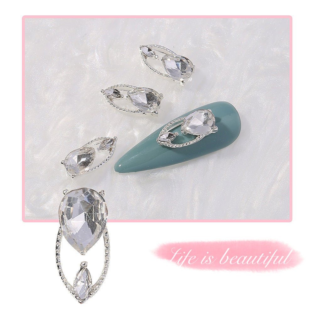 LX2 Large Teardrop Nail Charm