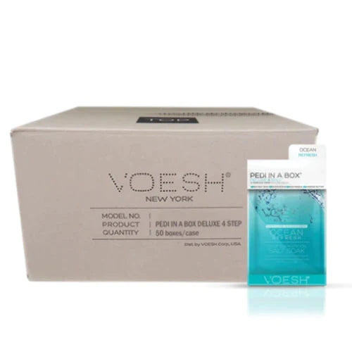 VOESH - CASE OF 50 Pedi a Box (4 Step) - OCEAN