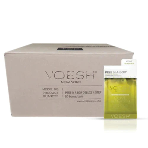 VOESH - CASE OF 50 Pedi a Box (4 Step) - OLIVE